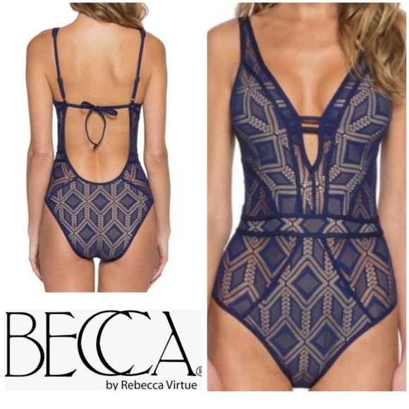 BECCA Other - NEW BECCA Show And Tell Reveal Plunge Swimsuit